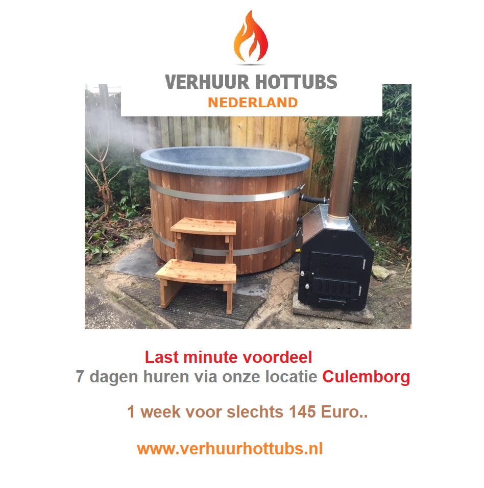 Huur een hottub met last minute voordeel bij Verhuur Hottubs Nederland